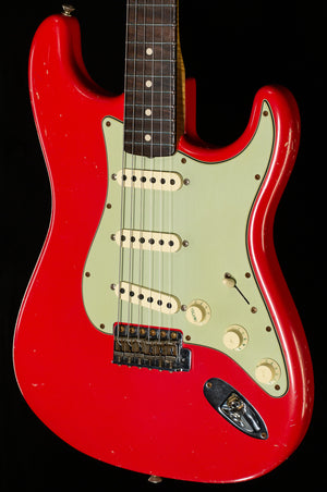 Fender Custom Shop True '62 Strat Journeyman Relic Masterbuilt Dennis Galuszka Fiesta Red Brazilian '59 C (996)