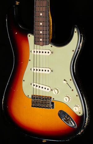 Fender Custom Shop Masterbuilt Todd Krause True '62 Strat Journeyman Relic 3-Tone Sunburst 59 C (156)