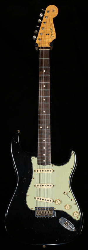 Fender Custom Shop Masterbuilt Dennis Galuzska True '62 Strat Journeyman Relic Black Brazilian 59 C  (226)