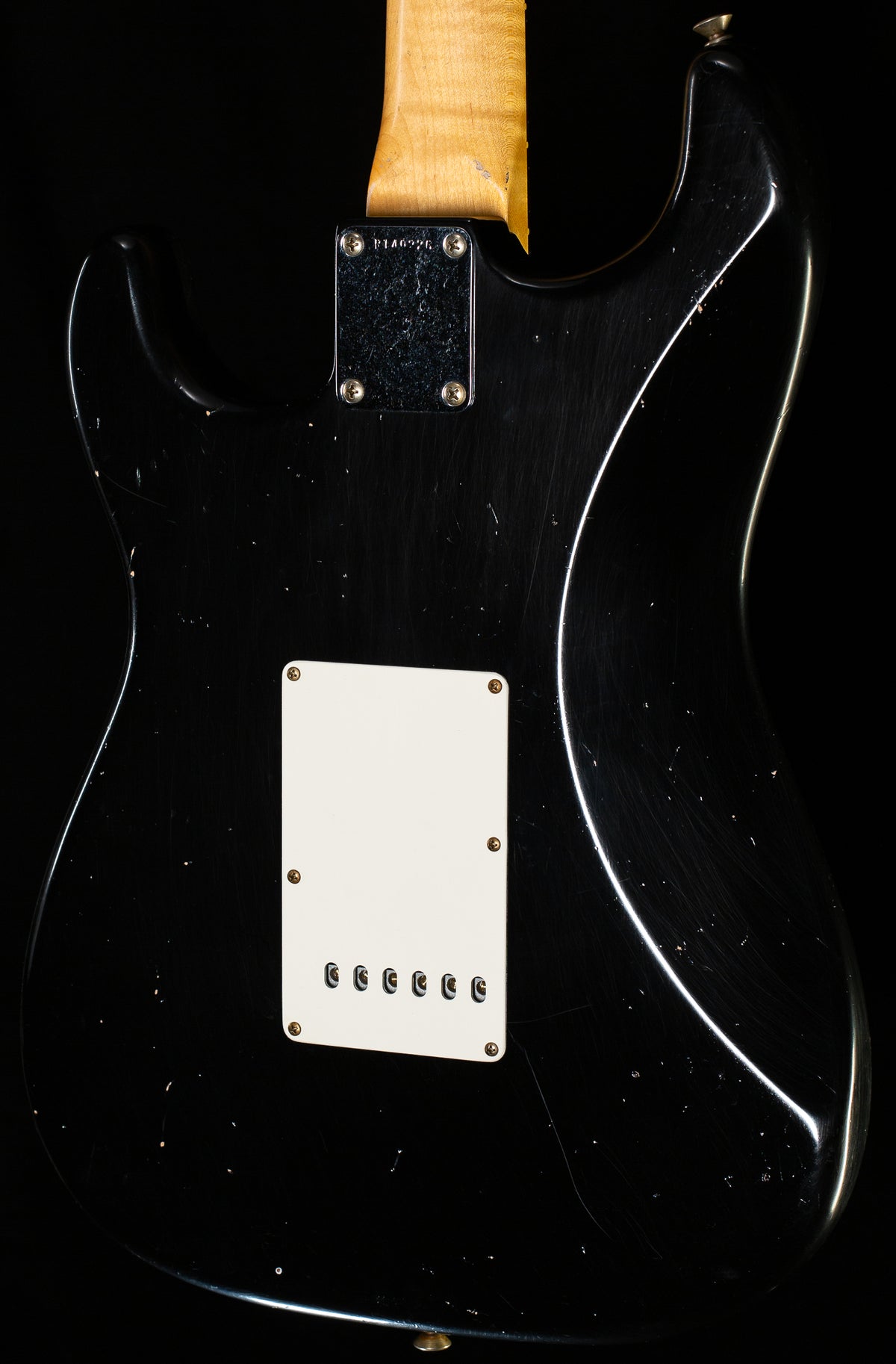 Fender Custom Shop Masterbuilt Dennis Galuzska True &#39;62 Strat Journeyman Relic Black Brazilian 59 C  (226)