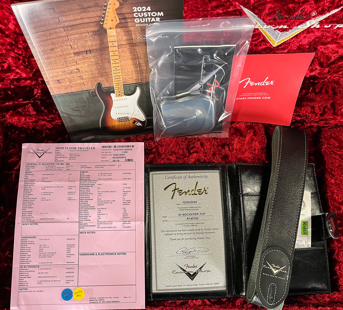 Fender Custom Shop '51 Nocaster Time Capsule Finish Package Nocaster Blonde (700)