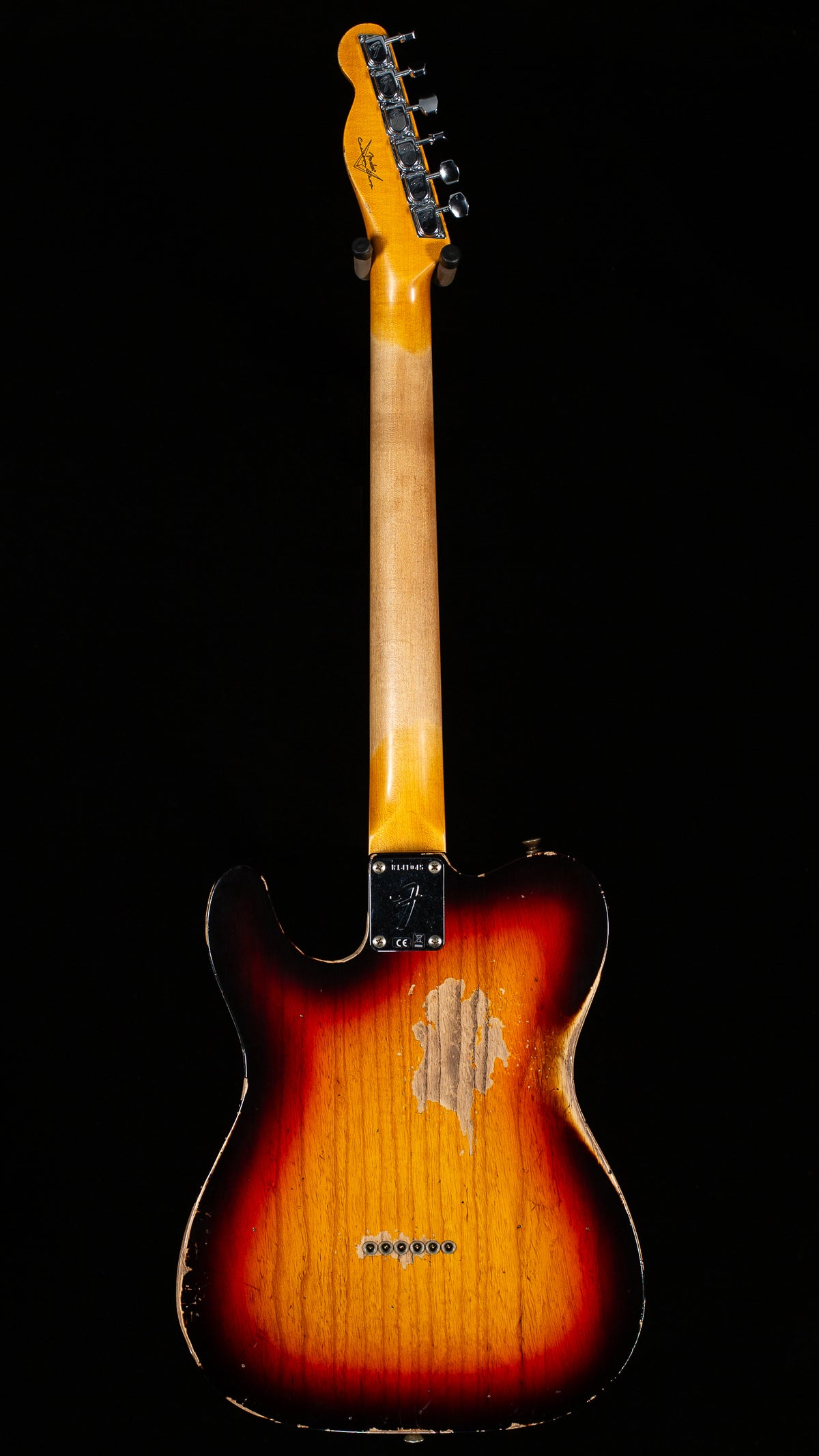 Fender Custom Shop 1970s Tele Custom Heavy Relic Aged Target 3-Color Sunburst (045)