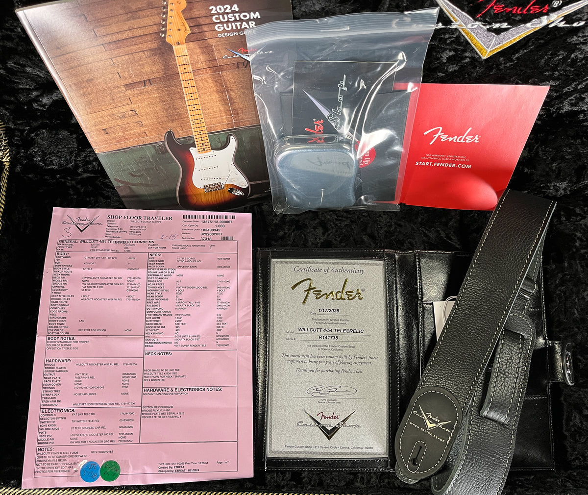 Fender Custom Shop Willcutt Exclusive 4/54 Telecaster Relic Blonde (738)