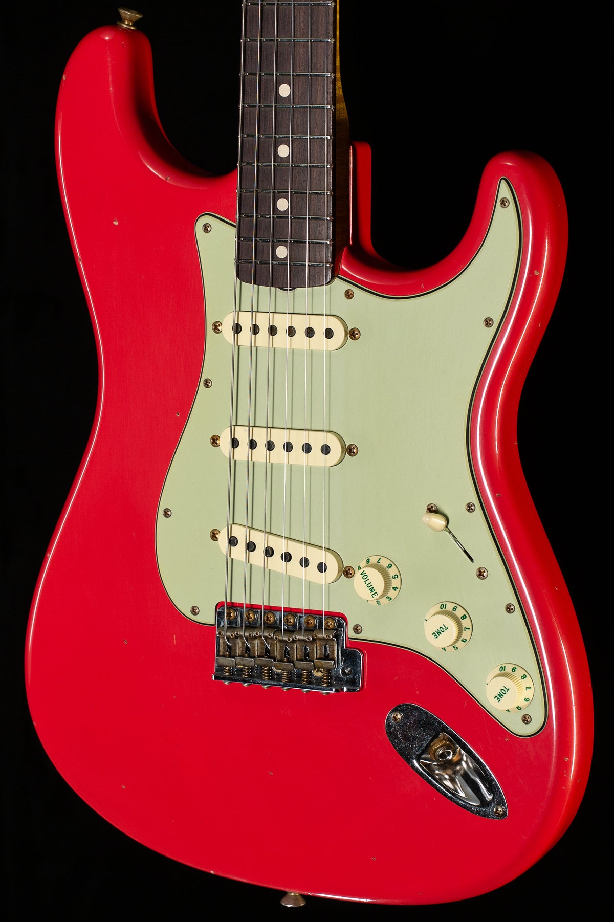 Fender Custom Shop Willcutt True '62 Stratocaster Journeyman Relic Fiesta Red Large C (771)