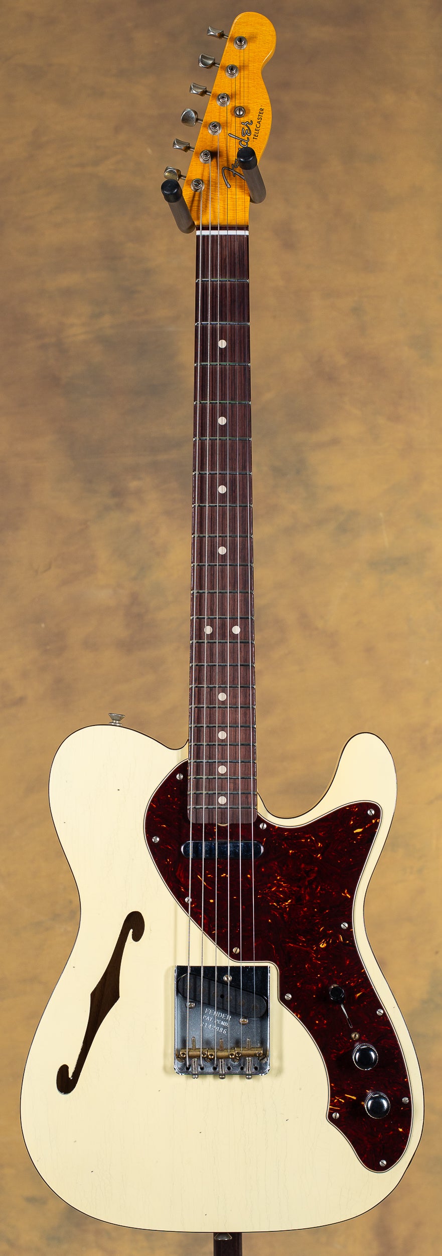 2025 Fender Custom Shop 50&#39;s Tele Thinline Vintage White