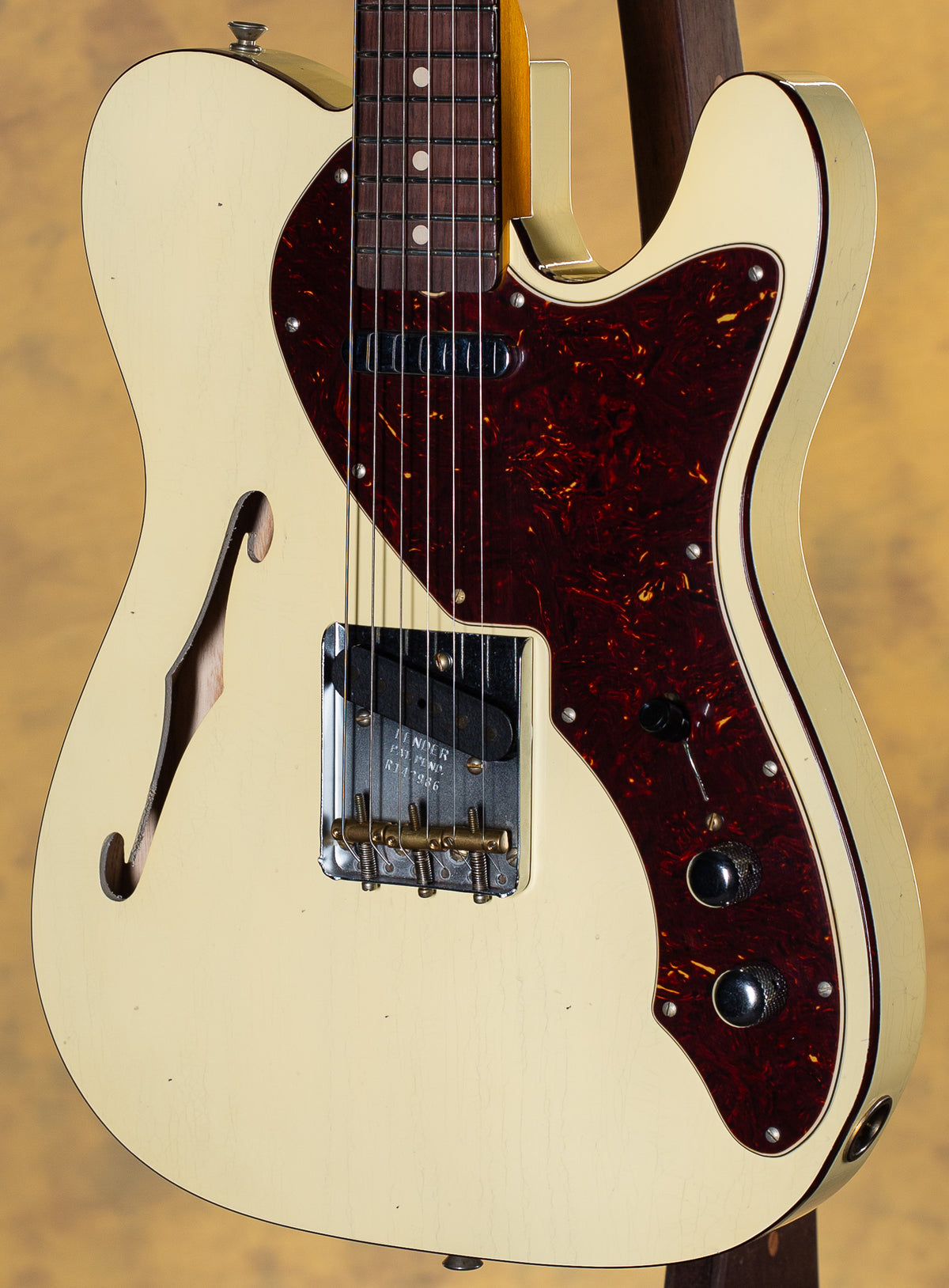 2025 Fender Custom Shop 50&#39;s Tele Thinline Vintage White