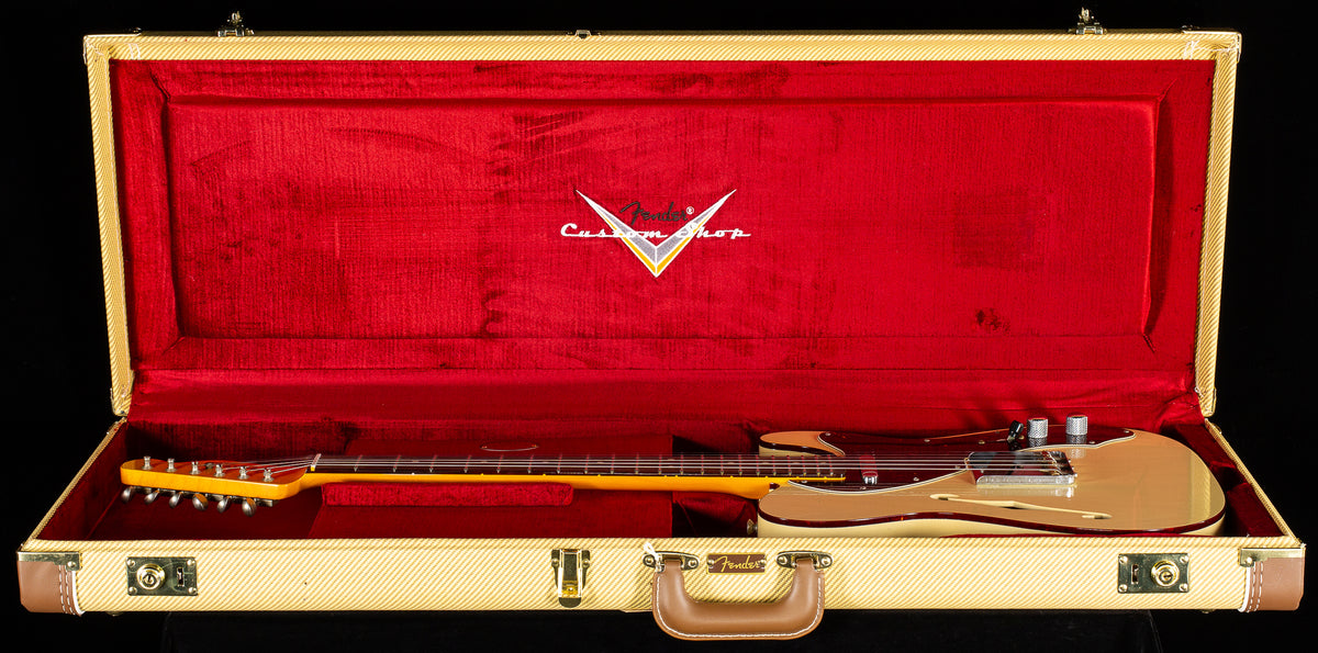 2025 Fender Custom Shop 50&#39;s Tele Thinline Vintage White