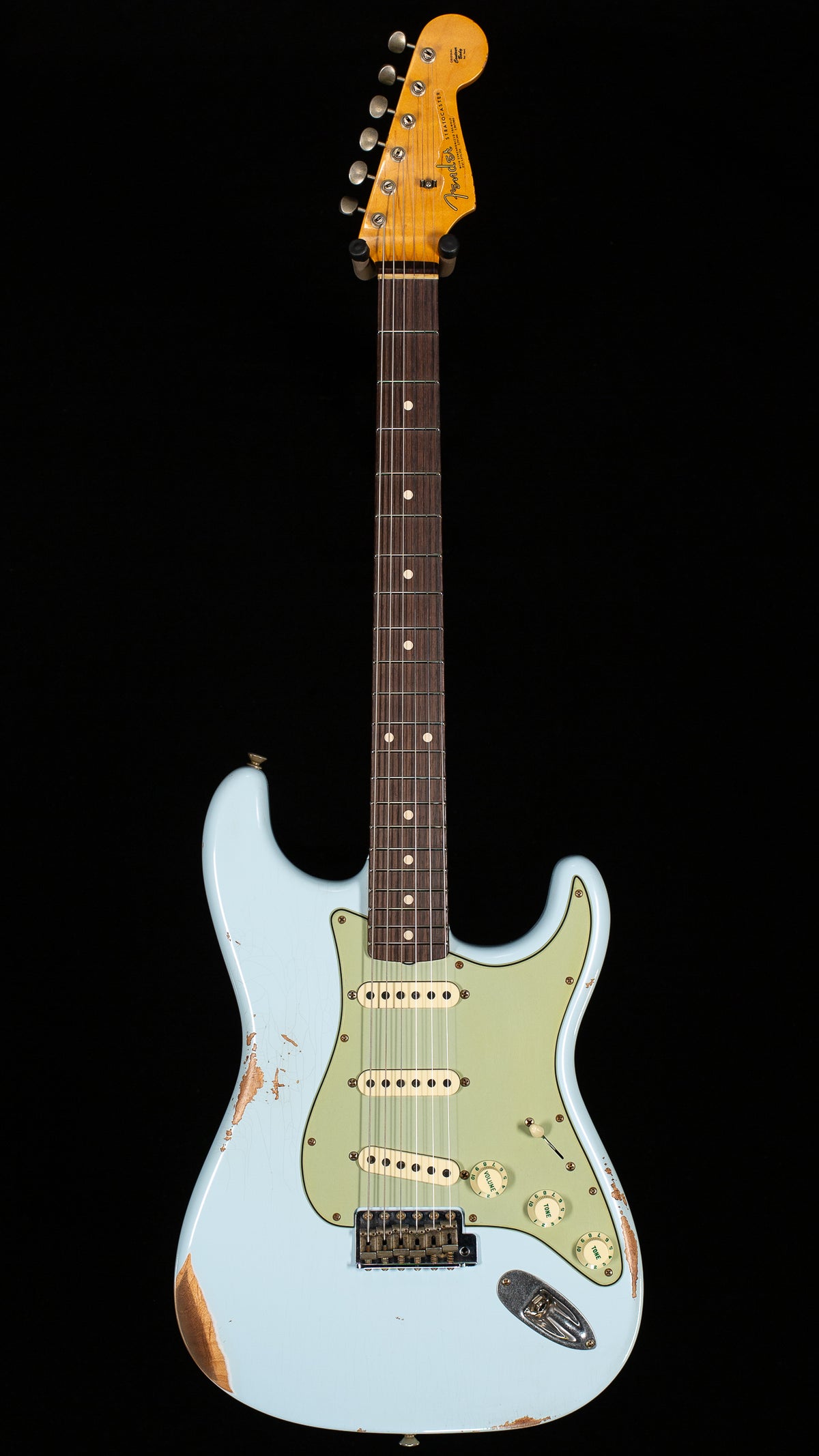 Fender Custom Shop Willcutt True '62 Stratocaster Relic Faded Sonic Blue Large C (436)
