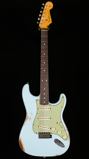 Fender Custom Shop Willcutt True '62 Stratocaster Relic Faded Sonic Blue Large C (436)