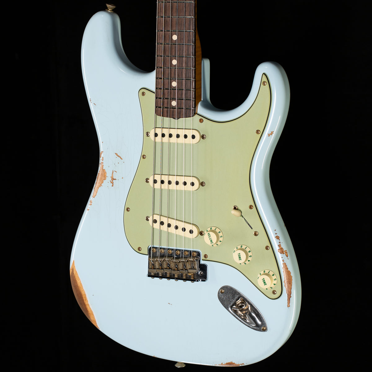 Fender Custom Shop Willcutt True '62 Stratocaster Relic Faded Sonic Blue Large C (436)
