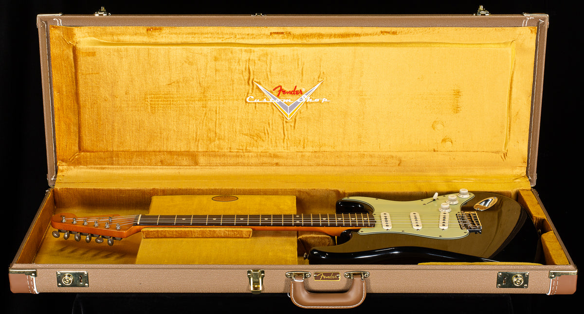 Fender Custom Shop Masterbuilt Levi Perry 60&#39;s Korina Stratocast Journeyman Relic Black (595)