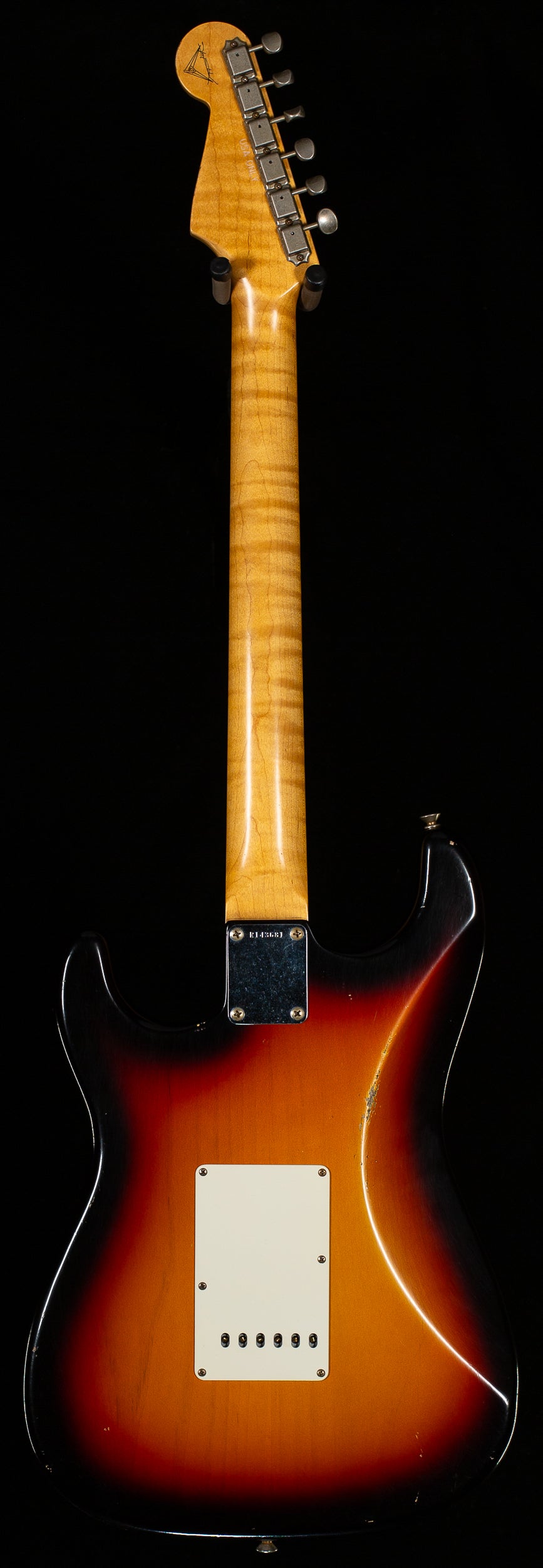 Fender Custom Shop Masterbuilt Yuriy Shishkov Willcutt True &#39;62 Strat Journeyman Relic 3-Tone Sunburst (681)