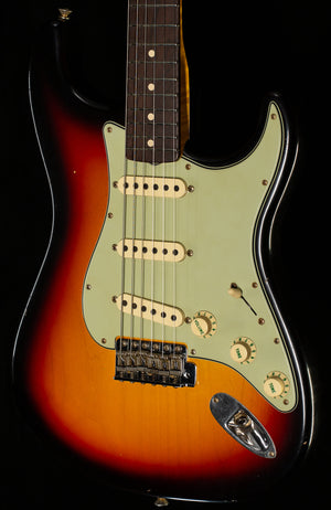 Fender Custom Shop Masterbuilt Yuriy Shishkov Willcutt True '62 Strat Journeyman Relic 3-Tone Sunburst (681)