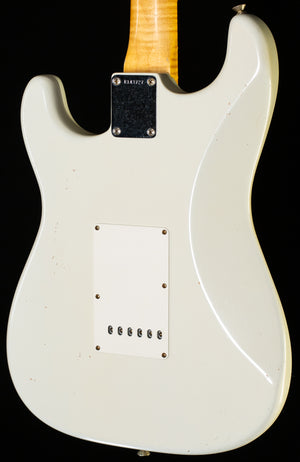 Fender Custom Shop True '62 Strat Journeyman Relic Masterbuilt Dennis Galuszka Olympic White Brazilian '59 C (727)