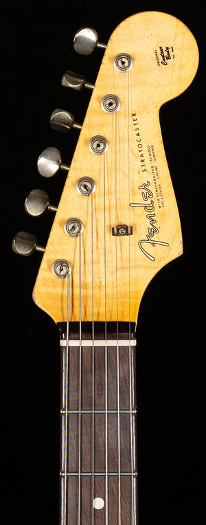 Fender Custom Shop True '62 Strat Journeyman Relic Masterbuilt Dennis Galuszka Olympic White Brazilian '59 C (727)