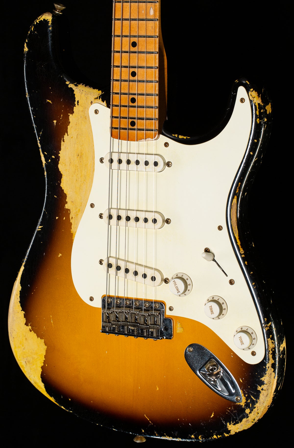 Fender Custom Shop Masterbuilt Levi Perry 1957 Stratocaster Heavy Relic 2-Tone Sunburst (762)