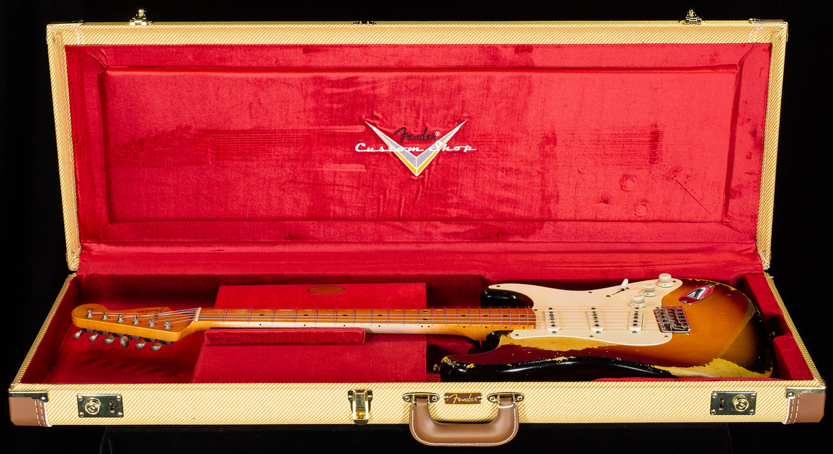 Fender Custom Shop Masterbuilt Levi Perry 1957 Stratocaster Heavy Relic 2-Tone Sunburst (762)