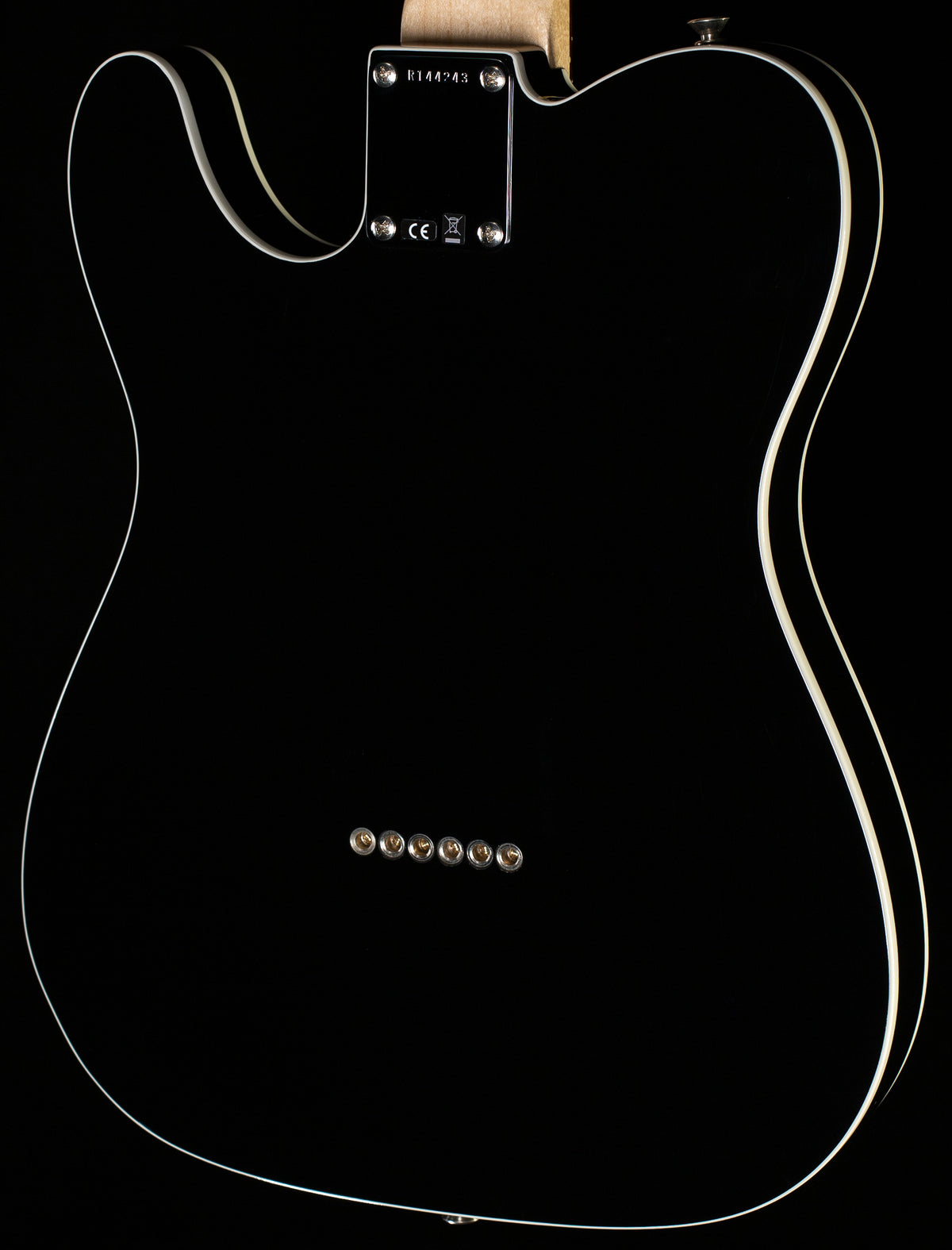 Fender Custom Shop 1960 Telecaster Custom Time Capsule Finish Packaged Black (243)