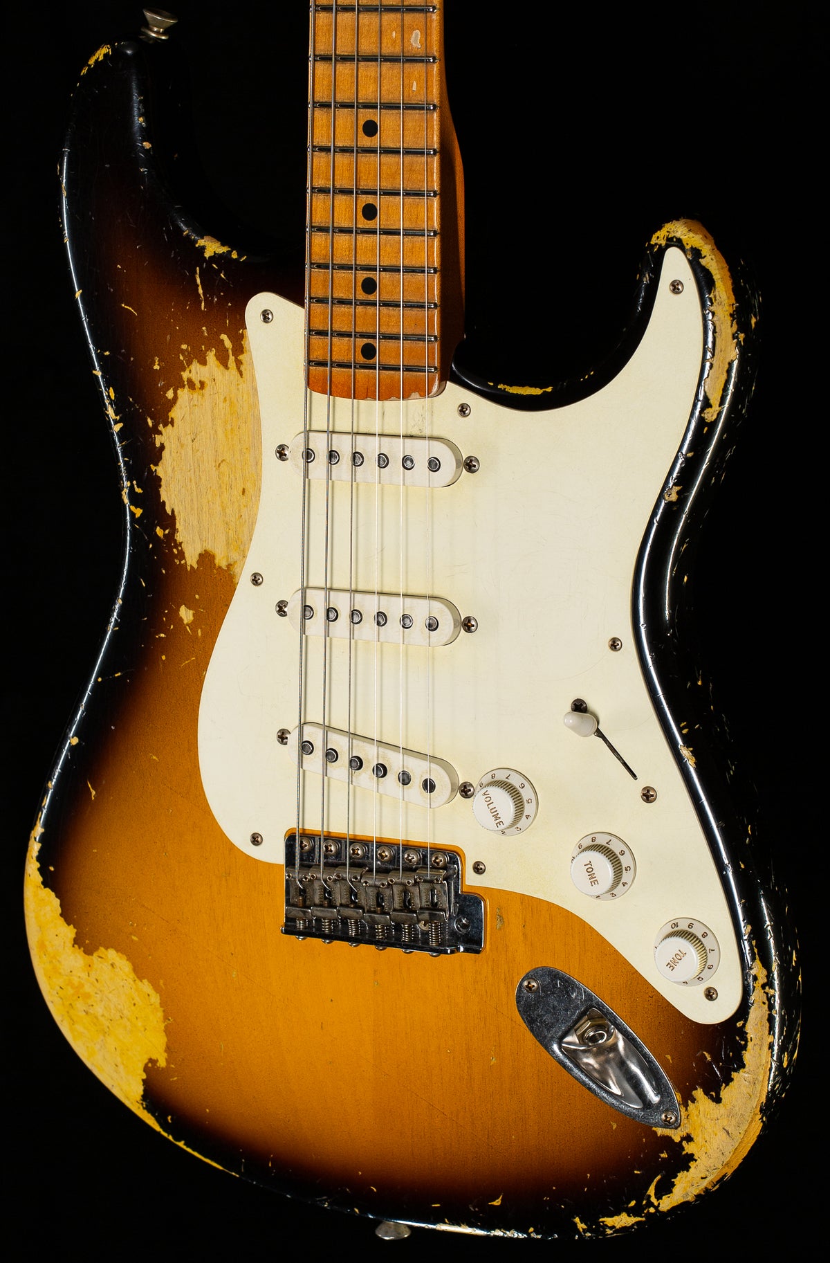 Fender Custom Shop Masterbuilt Levi Perry 1955 Strat Heavy Relic 2-Tone Sunburst (936)