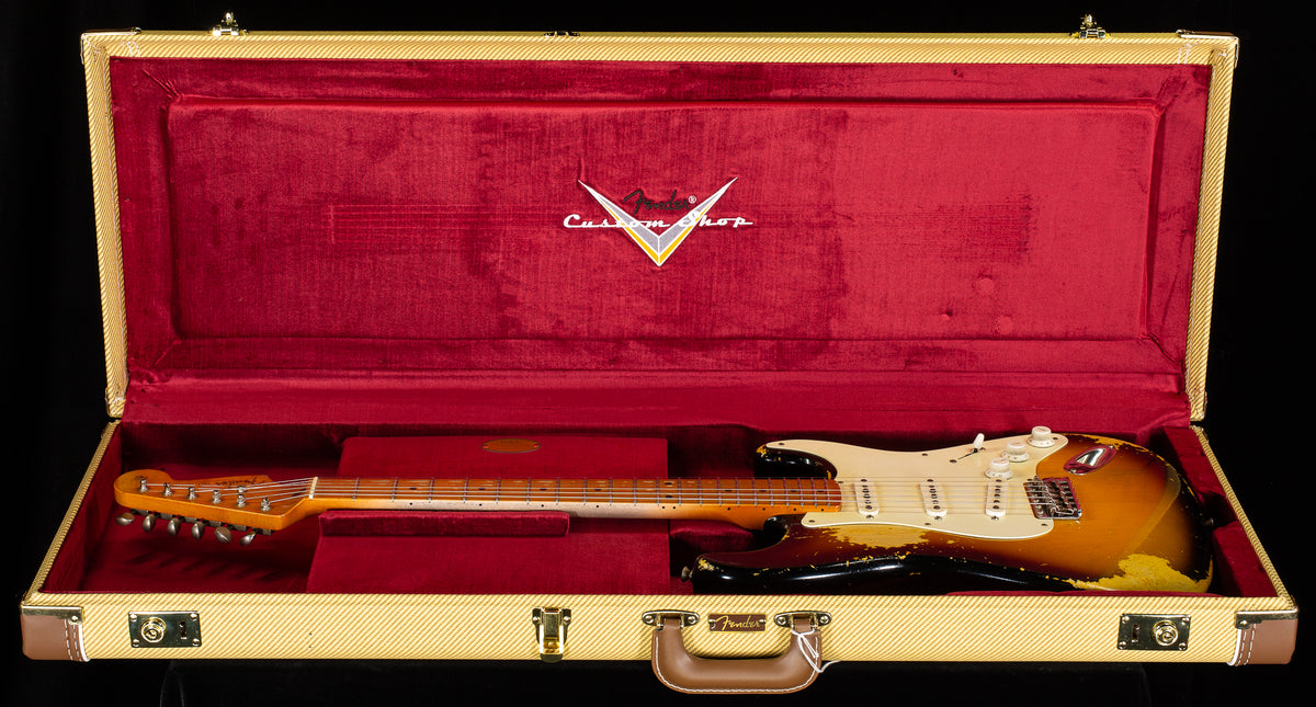 Fender Custom Shop Masterbuilt Levi Perry 1955 Strat Heavy Relic 2-Tone Sunburst (936)
