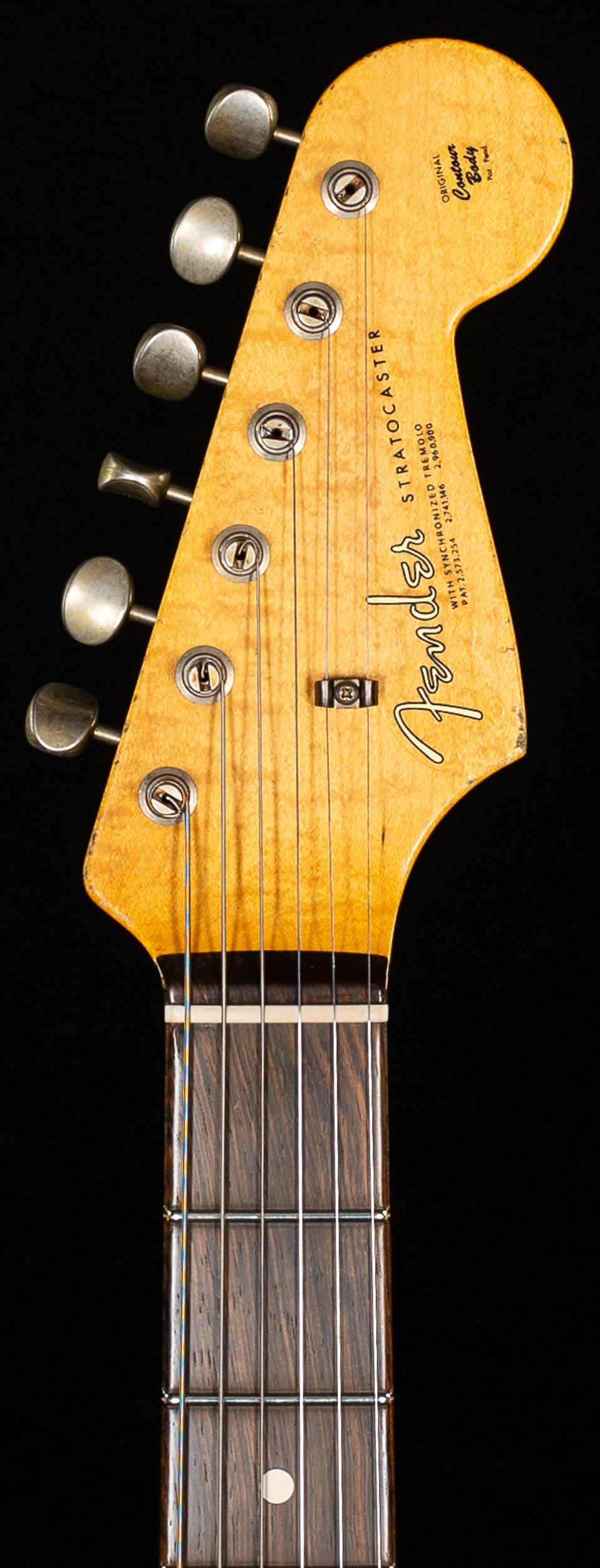 Fender Custom Shop True &#39;62 Strat Journeyman Relic Masterbuilt Dennis Galuszka Olympic White Brazilian &#39;59 C (976)