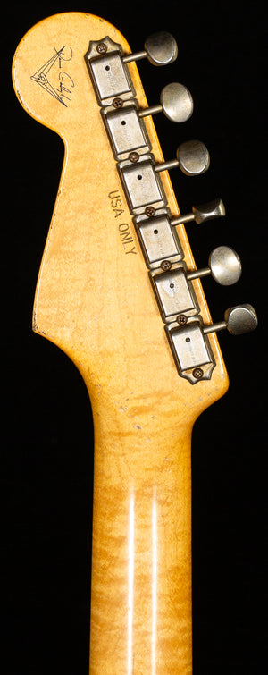 Fender Custom Shop True '62 Strat Journeyman Relic Masterbuilt Dennis Galuszka Olympic White Brazilian '59 C (976)