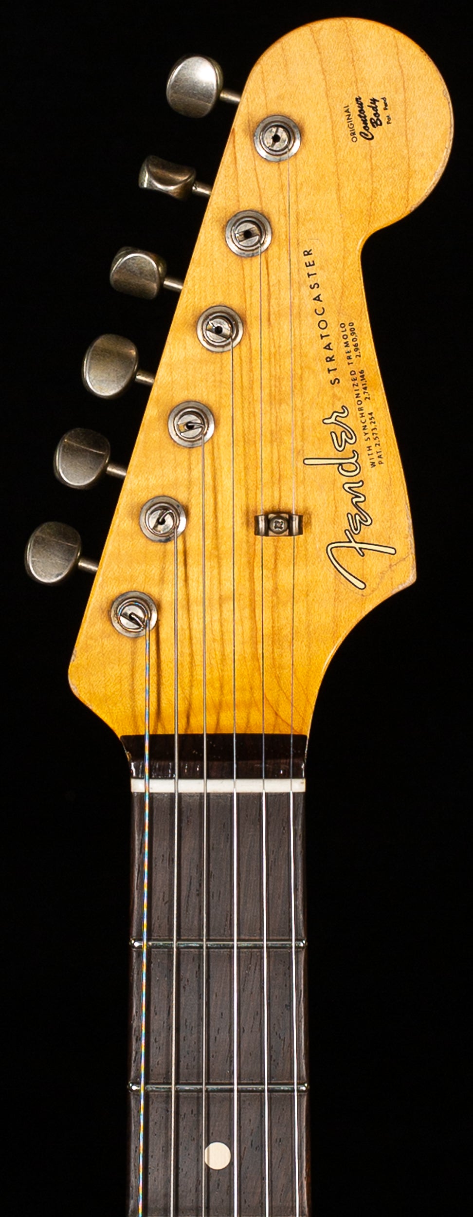 Fender Custom Shop Masterbuilt Andy Hicks True &#39;62 Strat Journeyman Fiesta Red Brazilian 59 C (981)