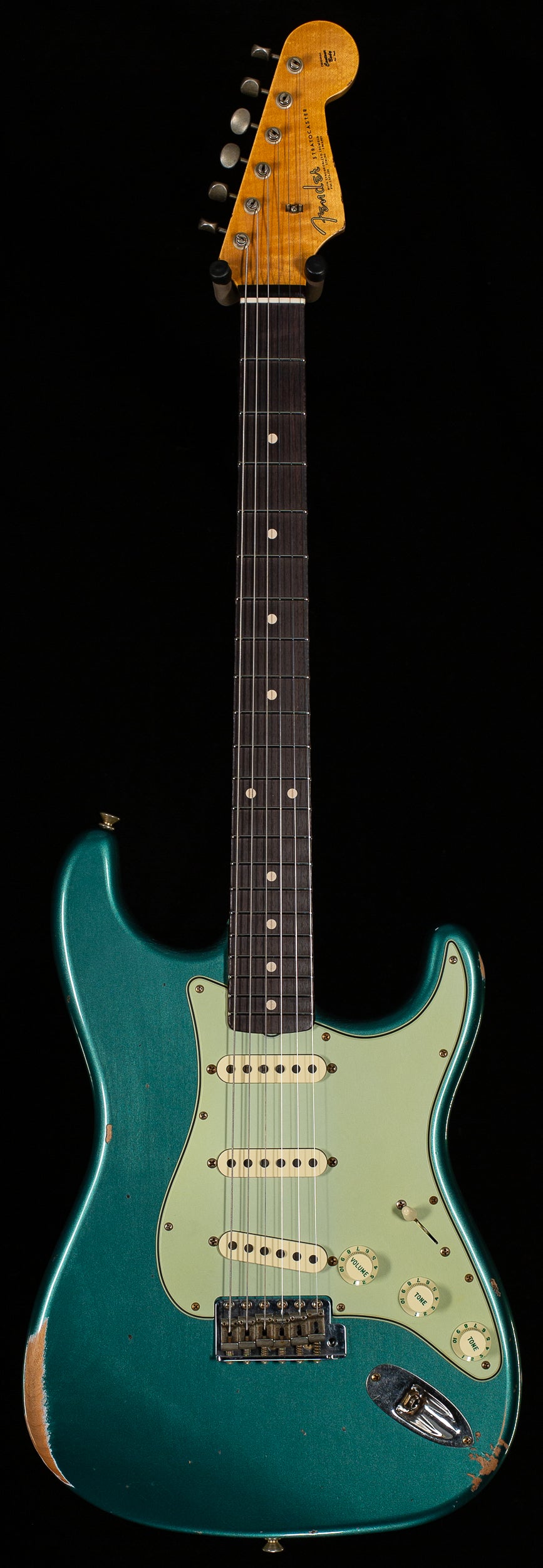 Fender Custom Shop Willcutt True &#39;62 Stratocaster Relic Sherwood Green Metallic &#39;59 C (028)