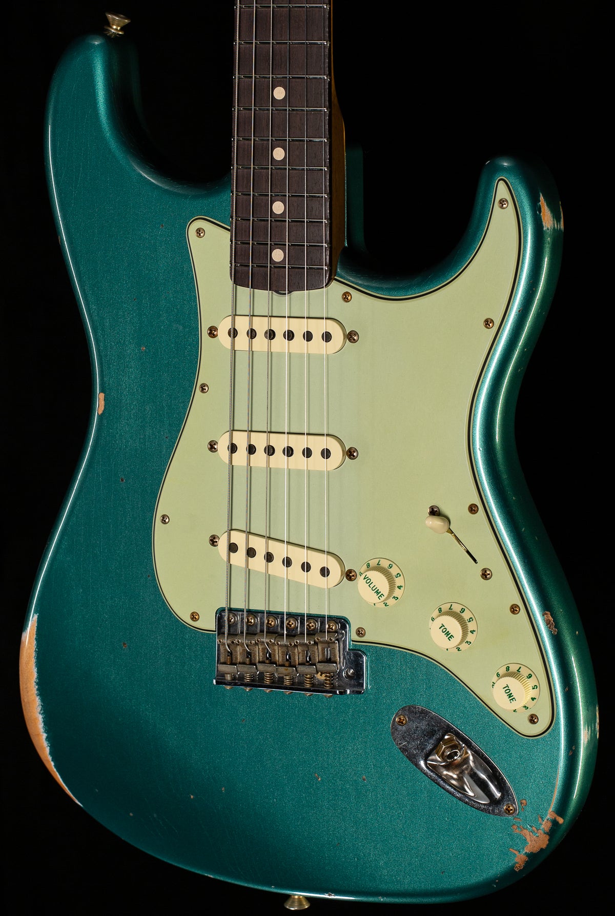 Fender Custom Shop Willcutt True &#39;62 Stratocaster Relic Sherwood Green Metallic &#39;59 C (028)