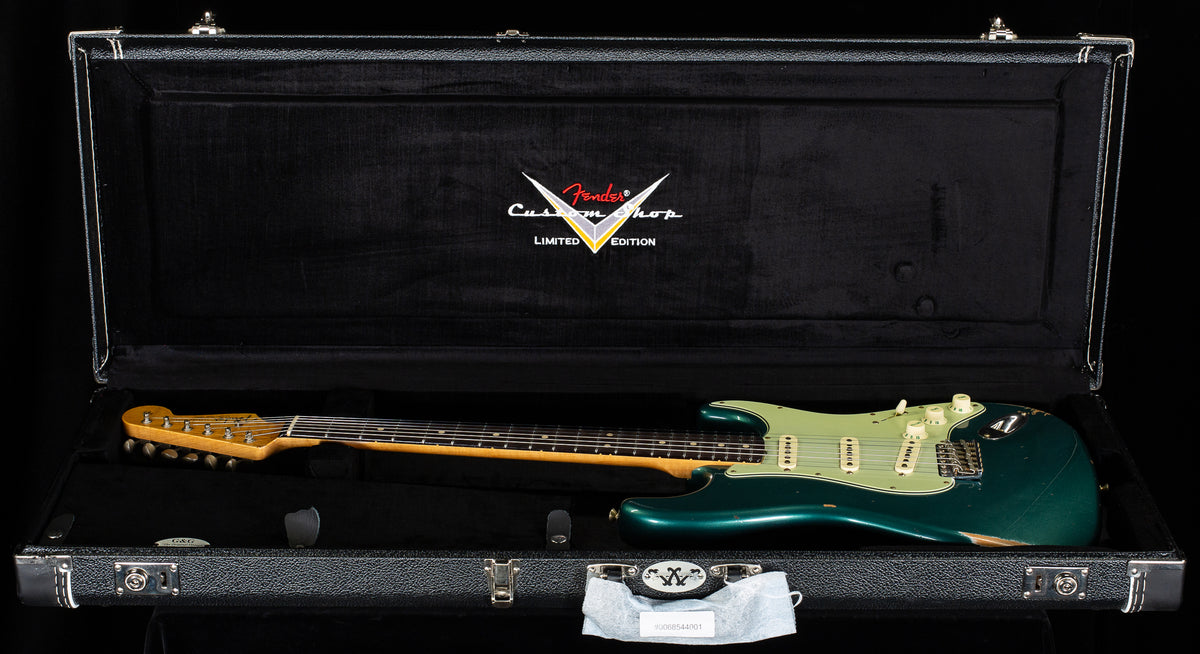 Fender Custom Shop Willcutt True &#39;62 Stratocaster Relic Sherwood Green Metallic &#39;59 C (028)