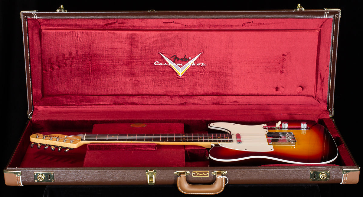Fender Custom Shop Vintage Custom 1959 Telecaster Custin Chocolate 3-tone Sunburst (488)