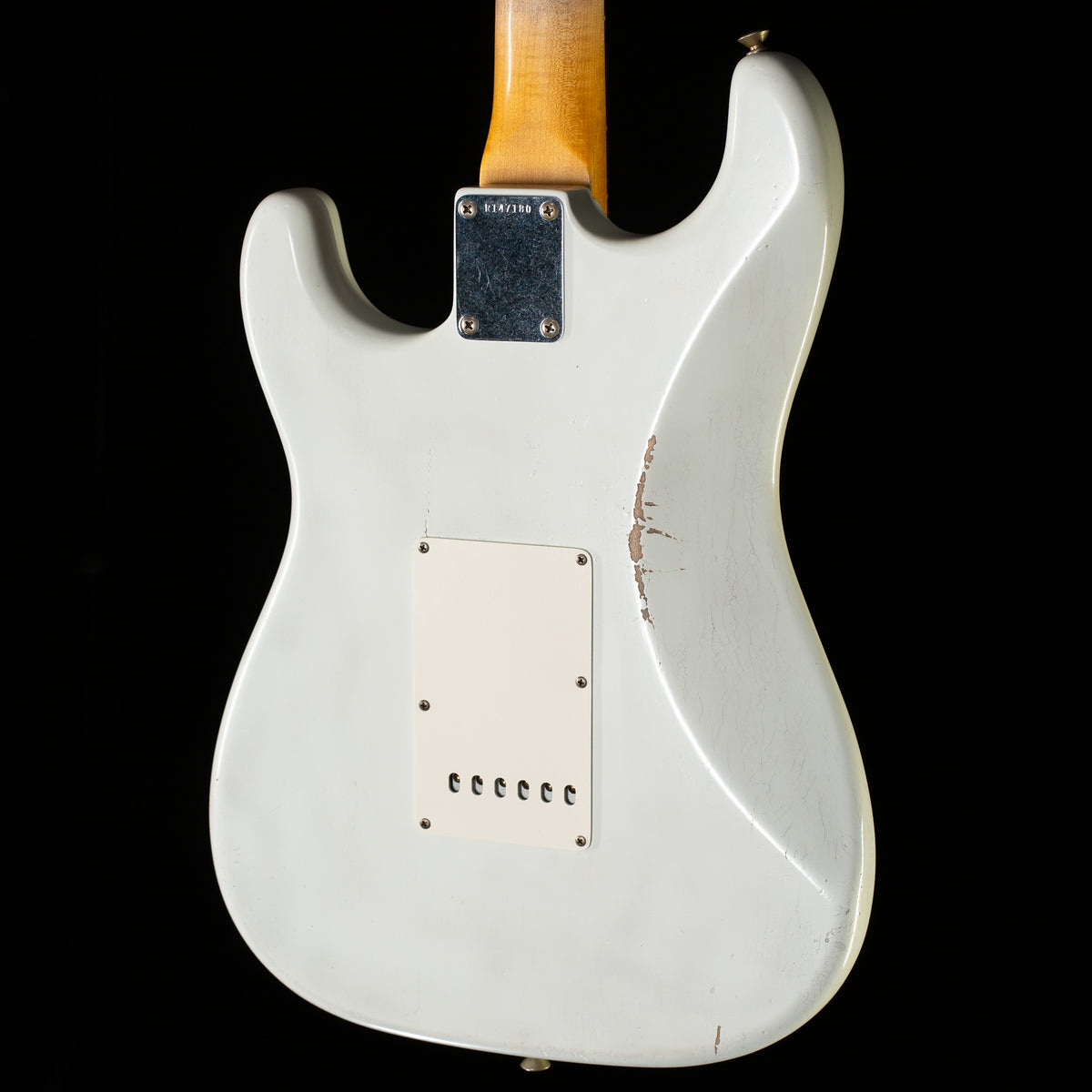 Fender Custom Shop Masterbuilt Andy Hicks True '62 Strat Journeyman Relic Olympic White Brazilian '59 C (180)