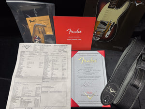 Fender Custom Shop Masterbuilt Andy Hicks True '62 Strat Journeyman Relic Olympic White Brazilian '59 C (180)