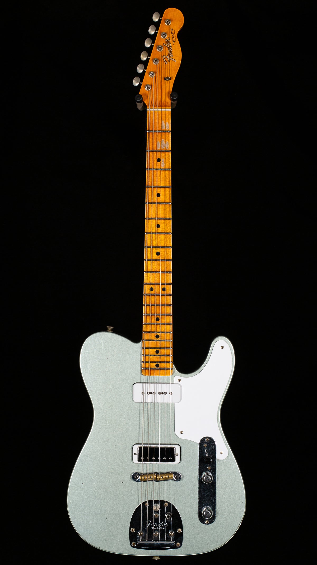 Fender Custom Shop Limted Edition Ocelot Telecaster Journeyman Relic Super Faded Aged Fire Mist Silver (302)