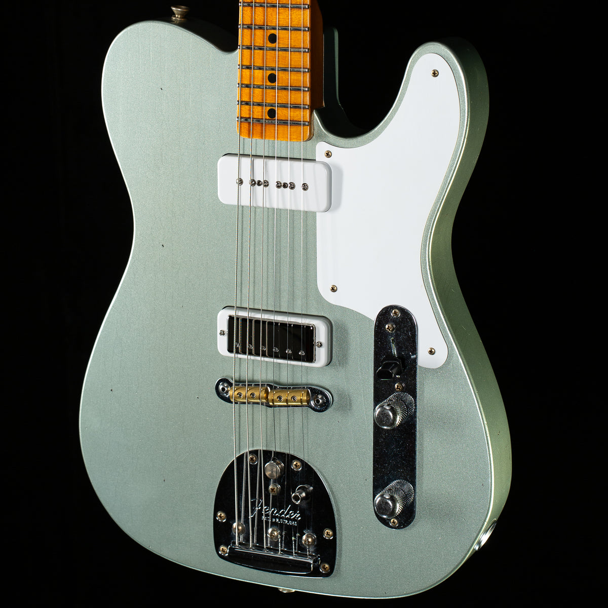 Fender Custom Shop Limted Edition Ocelot Telecaster Journeyman Relic Super Faded Aged Fire Mist Silver (302)