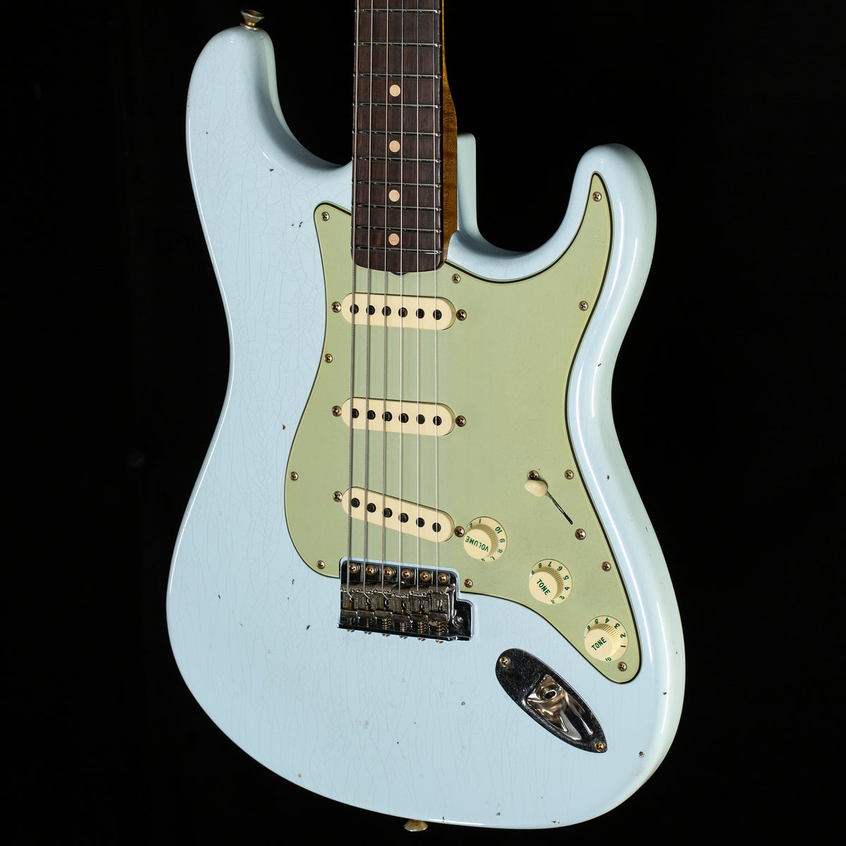 Fender Custom Shop Willcutt True '62 Journeyman Relic Faded Sonic Blue Large C (432)