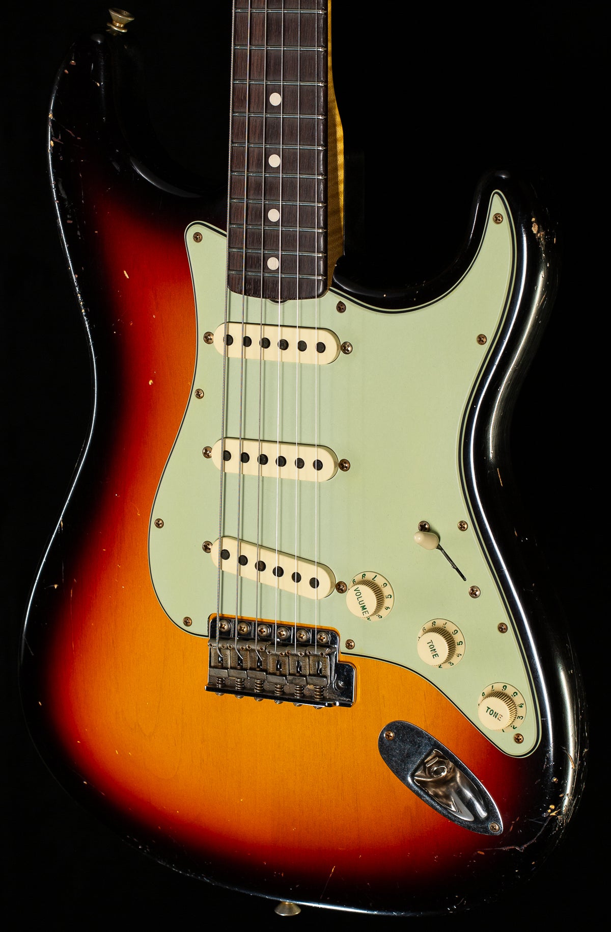 Fender Custom Shop Masterbuilt Dennis Galuzska True &#39;62 Strat Journeyman 3-Tone Sunburst Brazilian 59 C (522)
