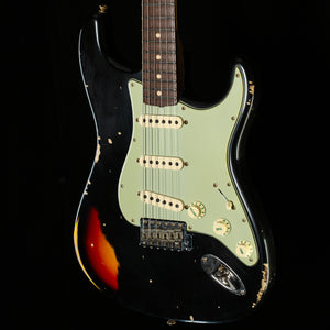 Fender Custom Shop Willcutt True '62 Journeyman Relic Black Over 3-Tone Sunburst 59 C (651)