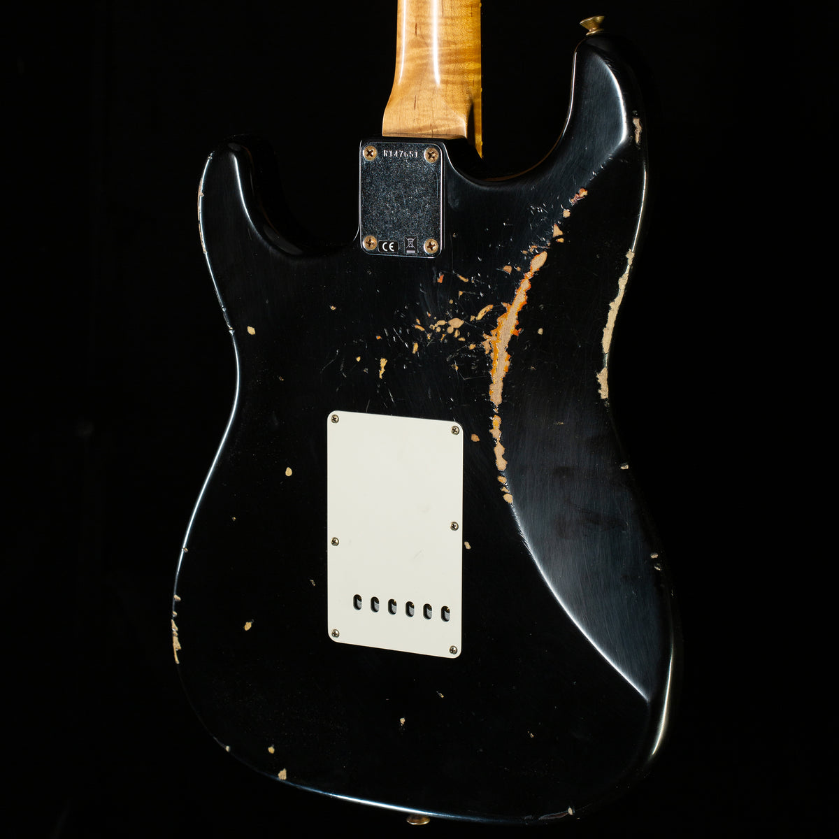 Fender Custom Shop Willcutt True '62 Journeyman Relic Black Over 3-Tone Sunburst 59 C (651)