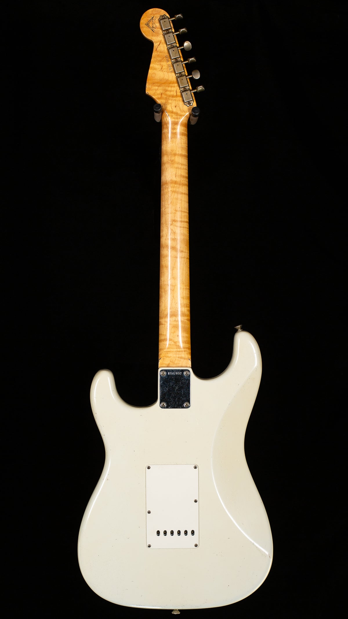 Fender Custom Shop True '62 Strat Journeyman Relic Masterbuilt Dennis Galuszka Olympic White Brazilian '59 C (832)