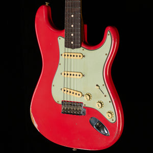 Fender Custom Shop True '62 Strat Journeyman Relic Masterbuilt Andy Hicks Fiesta Red Brazilian '59 C (863)