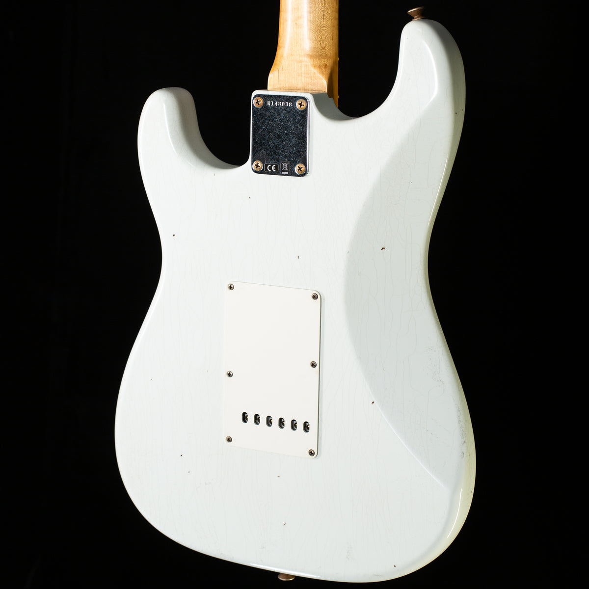 Fender Custom Shop Willcutt True '62 Stratocaster Journeyman Relic Olympic White 59 C (038)