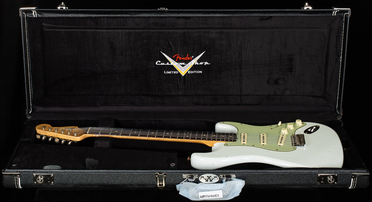 Fender Custom Shop Willcutt True '62 Stratocaster Journeyman Relic Olympic White 59 C (038)