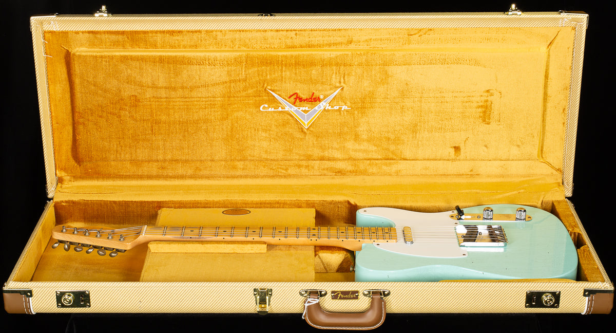 Fender Custom Shop 1958 Top Loader Telecaster Journeyman Relic Faded Surf Green (211)