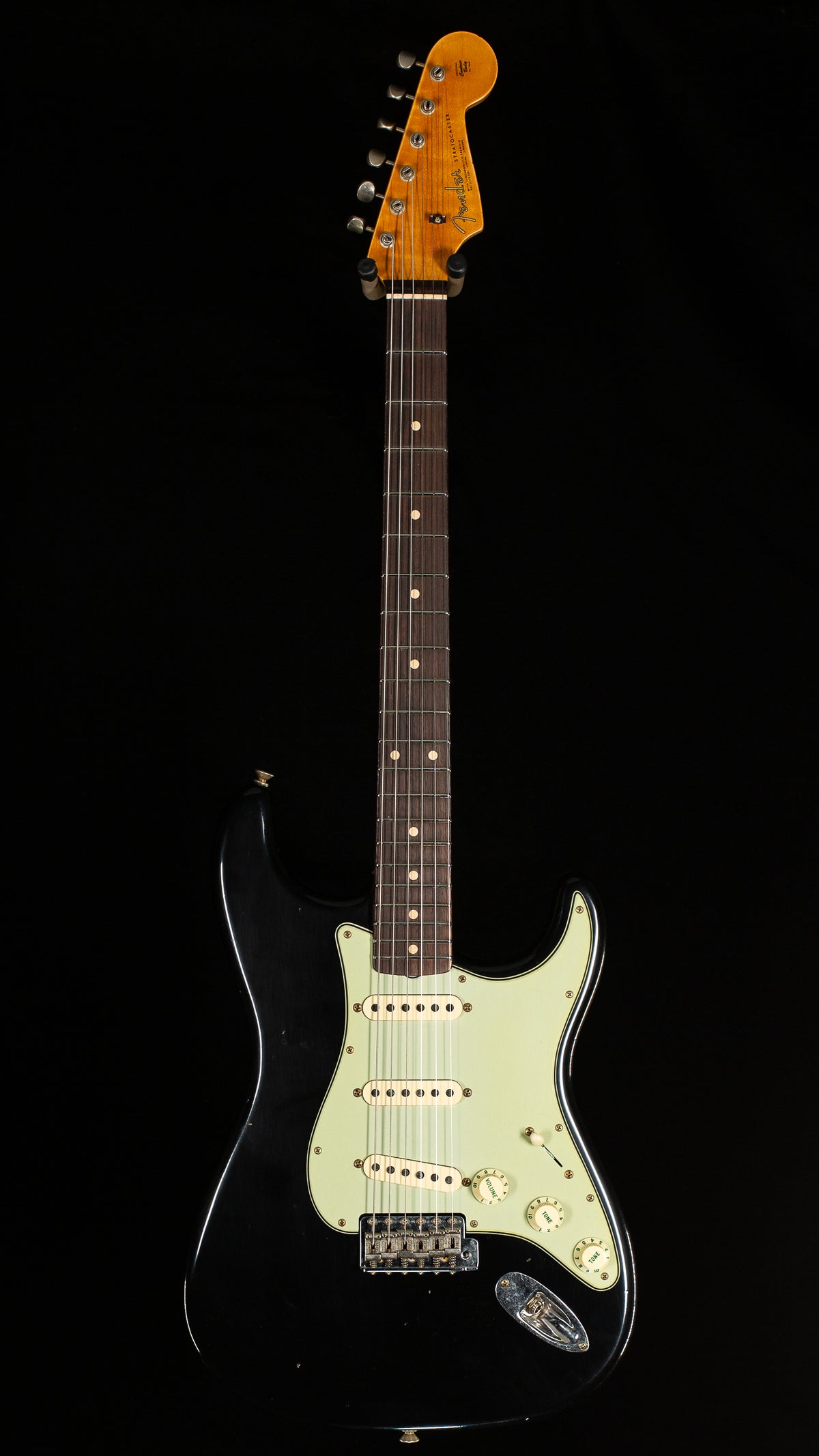 Fender Custom Shop Willcutt True '62 Journeyman Relic Black Large C (414)