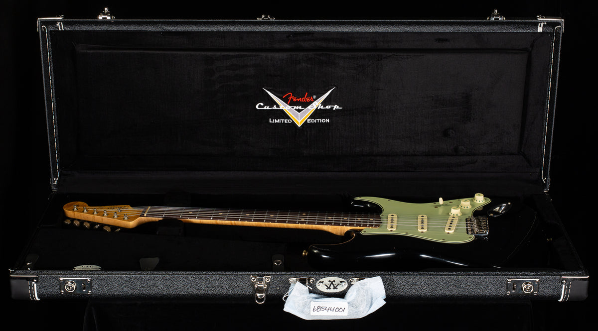 Fender Custom Shop Willcutt True '62 Stratocaster Journeyman Relic Black 60s C (493)