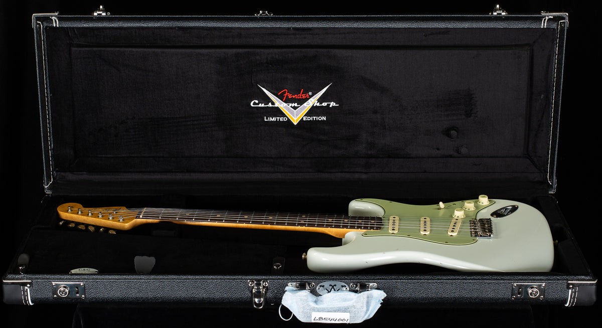 Fender Custom Shop Willcutt True '62 Stratocaster Journeyman Relic Olympic White 60s C (558)