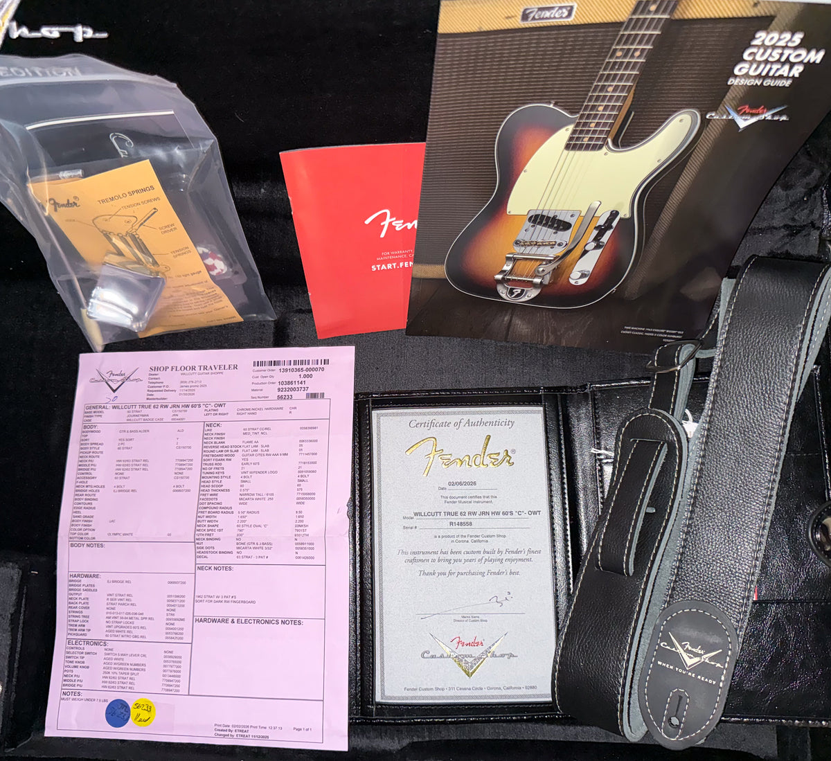 Fender Custom Shop Willcutt True '62 Stratocaster Journeyman Relic Olympic White 60s C (558)