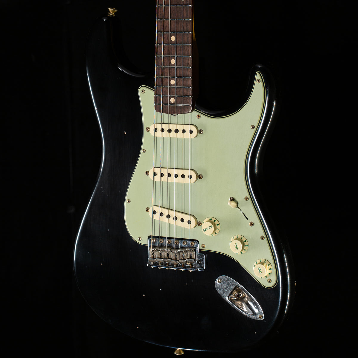 Fender Custom Shop Willcutt True '62 Stratocaster Journeyman Relic Black 60s C (804)