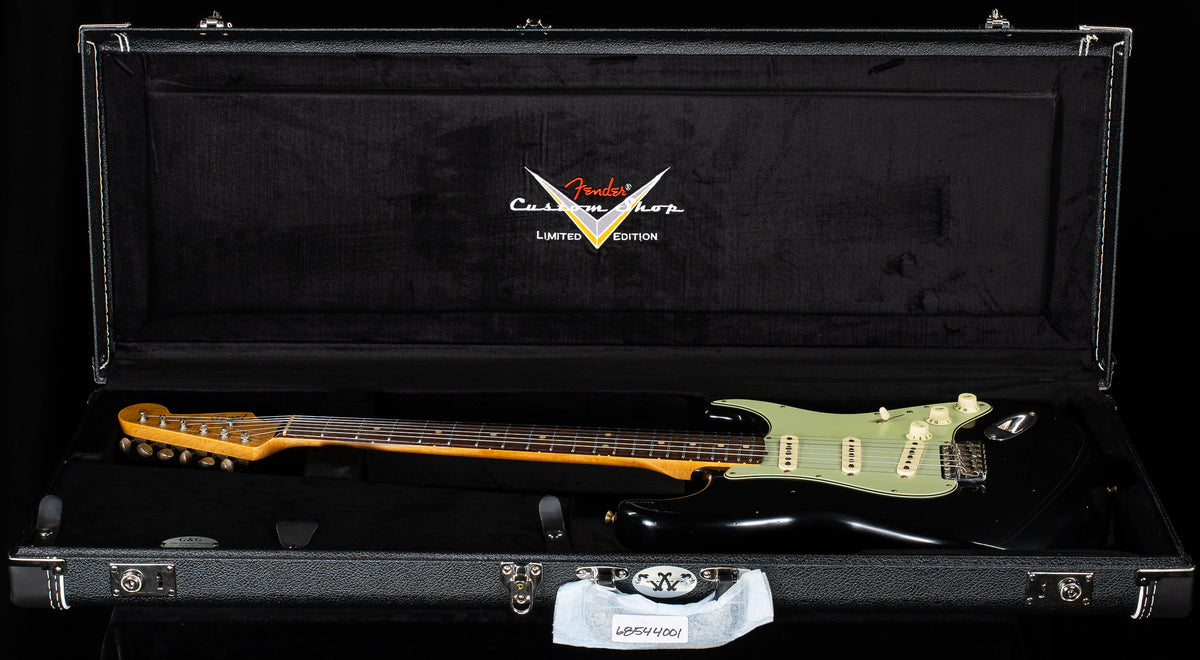 Fender Custom Shop Willcutt True '62 Stratocaster Journeyman Relic Black 60s C (804)
